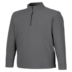 Devon & Jones&reg; Crown Lux Performance Men's Windsor Welded Quarter-Zip GRAPHITE