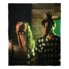Warner Brothers Beetlejuice Silk Touch Throw Blanket Deformed