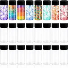 24 Pcs Sensory Bottles with Lids - 12 oz/ 350 ml