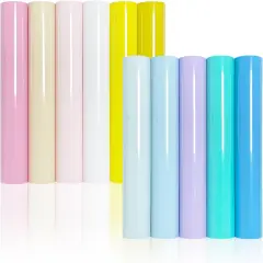 11-Pcs Bohe Color Heat Transfer Vinyl Sheets 12x10 Inch