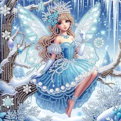 Diamond Art Painting Kits for Adults Butterfly Fairy Princess, 5D Special Shape Diamond Art Kits for Beginners, Crystal Rhinestones Diamond Art Painting for Home Wall Decoration Gift 12&times;12 inch