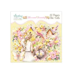 Mintay Blossom Serenity Paper Die-Cuts, 60 pcs