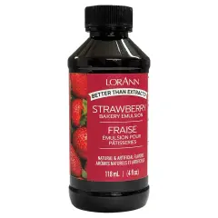 LorAnn Oils Strawberry Bakery Emulsion, 4 ounce