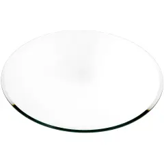 Plymor 20" Round, 5mm Thick Beveled Glass Mirror Circle