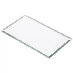 Plymor 3" x 5" Rectangle, 3mm Thick Beveled Glass Mirror