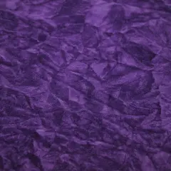 1 Yard Crushed Velvet Flocking Fabric for Upholstery Home Decor Drapery Crafts 58/60" Width Dark Purple