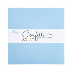 Confetti Cotton 10" Square Pack (Layer Cake / 10" Stacker) in Boy Blue byfor Riley Blake (10-120-BOYBLUE-42)