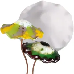 7.25" Dia x 2" Ruffle Dome Glass Fusing Kiln Mold