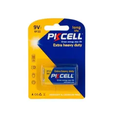 PKCELL&reg; 9V Heavy Duty Battery Reliable Power Source for Small Devices