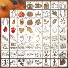 Small Stencils for Painting on Wood Reusable, 3 Inch Reusable Stencil