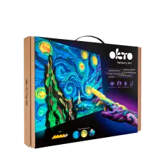 OKTO Sensory Art 3D Painting &ldquo;Starry Night&rdquo; &ndash; 11.8&rdquo; x 15.7&rdquo; Canvas Kit