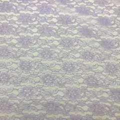 1 Yard Lavender Rachelle Lace Fabric For Table Runners Curtains Overlays Crafts Decor 58&Prime;-60&Prime; Wide