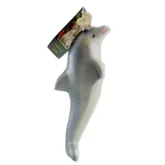 Old World Christmas 4.75 In Playful Dolphin Tree Ornament , Ornament Sea Ocean Mammal Blue