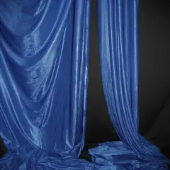 1 Yard Royal Blue Tricot Fabric Low Stretch Polyester For Aerial Use Crafts 108&Prime;-120&Prime; Wide