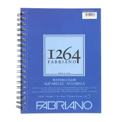 Fabriano 1264 Watercolor Pad, 140 140lb. (300gsm)