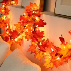Fall Decorations Lighted Fall Garland