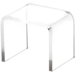 Plymor Clear Acrylic Square Display Riser, 1" H x 1.38" W x 1" D (3/32" thick)