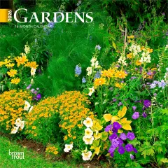 Gardens | 2026 7 x 14 Inch (Hanging) Monthly Mini Wall Calendar