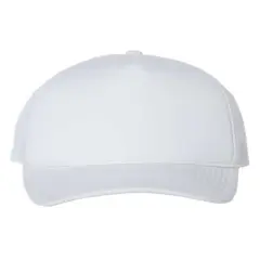Valucap&reg; Foam Mesh Back Trucker Cap White/ White
