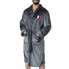 Country Flag Silk Touch Robe France