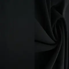 1 Yard Polyester Modal Spandex 300 GSM Cupro Modal Scuba Fabric Soft 58/60" Width BLACK