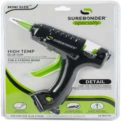 Surebonder High-Temp Detail Mini Glue Gun-Black