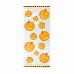 Pumpkin Glow Cellophane Bags 20ct