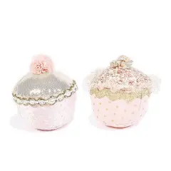2 PIECE PLUSH TOY CUPCAKE SET BY MON AMI