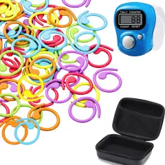 60PCS Metal Stitch Markers Crochet