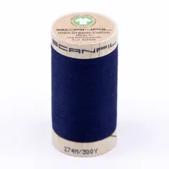 300 Yards Luxurious Organic Pima Cotton Sewing Thread Bellwether Blue 30wt