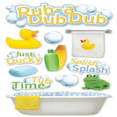 Paper House Rub A Dub Dub Dimensional Stickers