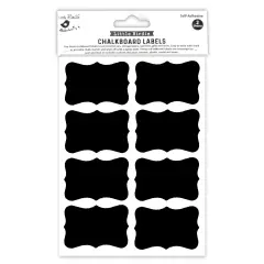 Little Birdie Chalkboard Labels Sticker Sheet-Curly Brackets
