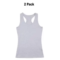 Sofra Ladies Loose Fit Jersey Tank Top