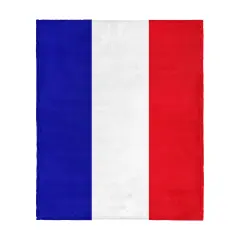 Country Flag Silk Touch Throw Blanket France