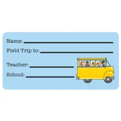 Field Trip Nametags, 1-5/8" x 3-1/4" , Pack of 36