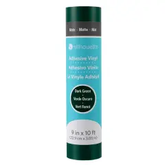 Silhouette 9" x 10' Matte Removable Vinyl Dark Green