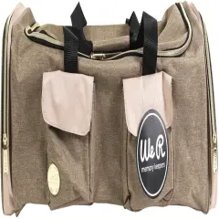 We R Crafter's Machine Tote-Taupe & Pink