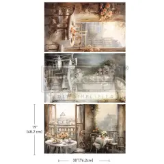 Prima Re-Design Decoupage Decor Tissue Paper-What A View