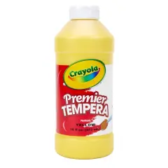 Premier Tempera Paint 16 oz, Yellow
