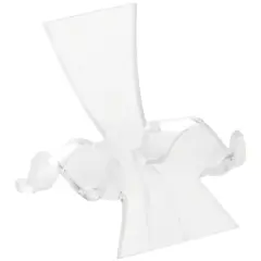 Plymor Clear Acrylic Wave Display Easel, 2" H x 1.75" W x 2.125" D