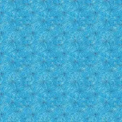 Blue You Bug Me Spiderweb Cotton 44"/45" Fabric Per Yard