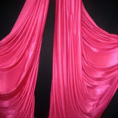 1 Yard Low Stretch Hot Pink Denier Tricot Polyester Fabric 108&Prime;-120&Prime; Wide