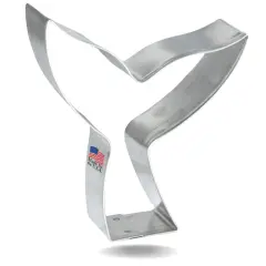 CookieCutter.Com Whale Mermaid Tail Cookie Cutter 3.75 in, Tin Plate Steel, Handmade in USA