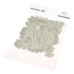 Pinkfresh Studio Press Plate-Berries & Blossoms