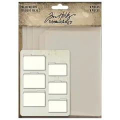 Tim Holtz Idea-ology Folio Folders-6 Pieces