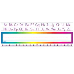Alphabet-Number Line (Standard) Name Plates, Pack of 36