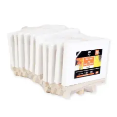 Little Birdie Wooden Mini Easel (4.5") With Canvas 10/Pkg-Canvas 10cmX7.5cm