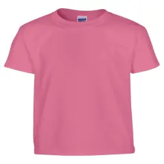 Gildan&reg; Youth Heavy Cotton Short Sleeve Crew-neck T-Shirt SAFETY PINK