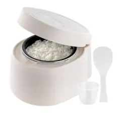 IRIS USA Micom Japanese Rice Cooker, 3-Cup Uncooked/6-Cup Cooked, Recipe Presets, Slow Cooker, Steamer, Hot Pot & Warming Function