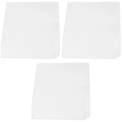 3 Pack Plain Polyester Bandanas Lightweight and Versatile Accessories